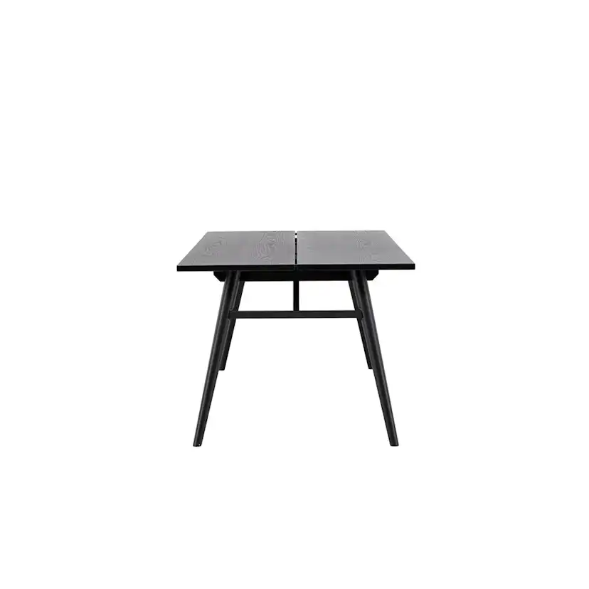 Matbord Venture Home Sleek Svart Fyrkantigt Bord i Ekfanér 195 cm