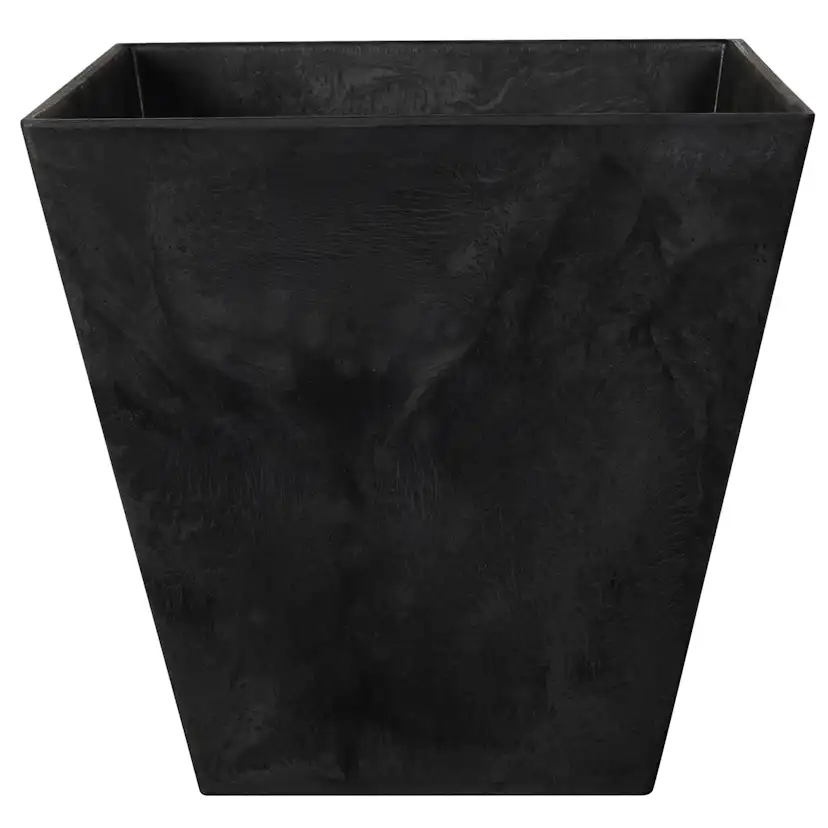Kruka Artstone Ella Svart 25 x 25 x 24 cm