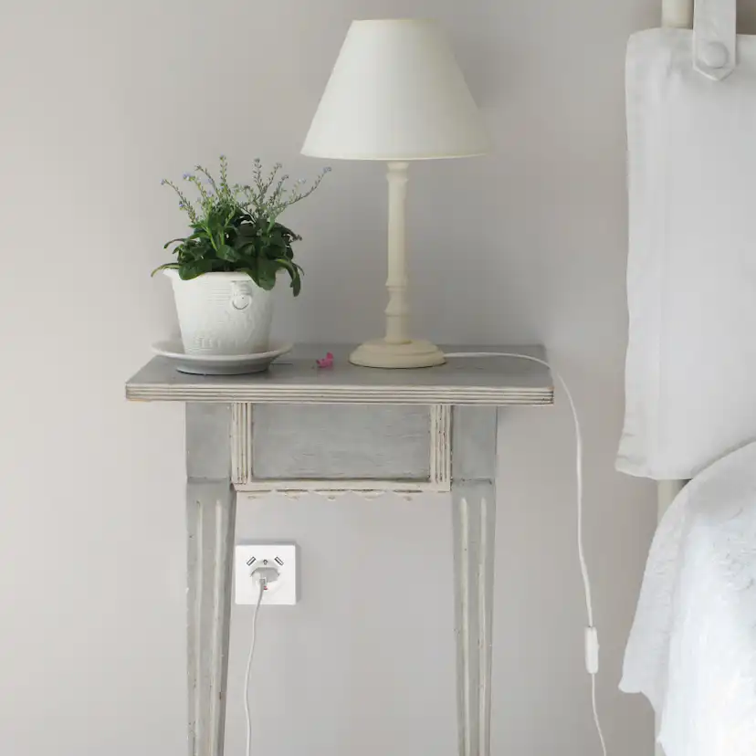 Vägguttag LogiLink 230V Med 2xUSB 2,1A