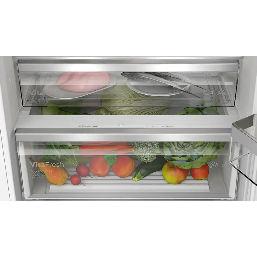 Integrerad Kyl/Frys Bosch Serie 4 KBN96VSE0 XL med Två Kylsystem För Optimal Nedkylning