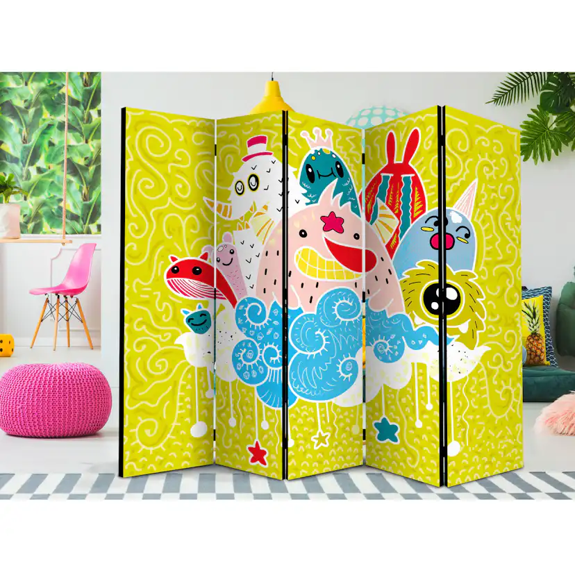 Rumsavdelare Arkiio Happy Creatures II 225x172 cm