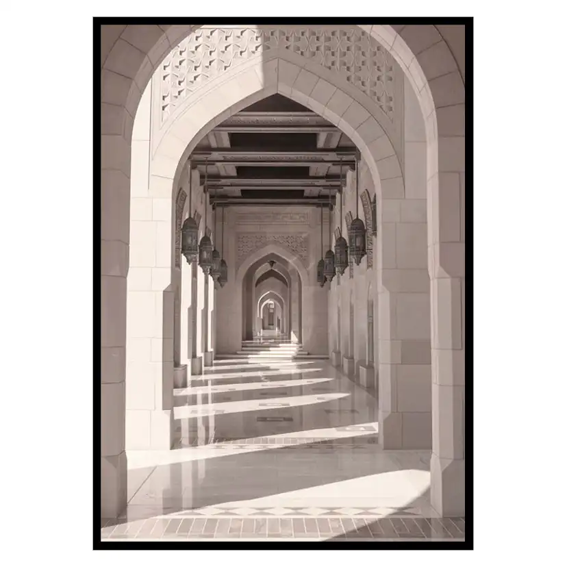 Poster Gallerix Courtyard Walkway