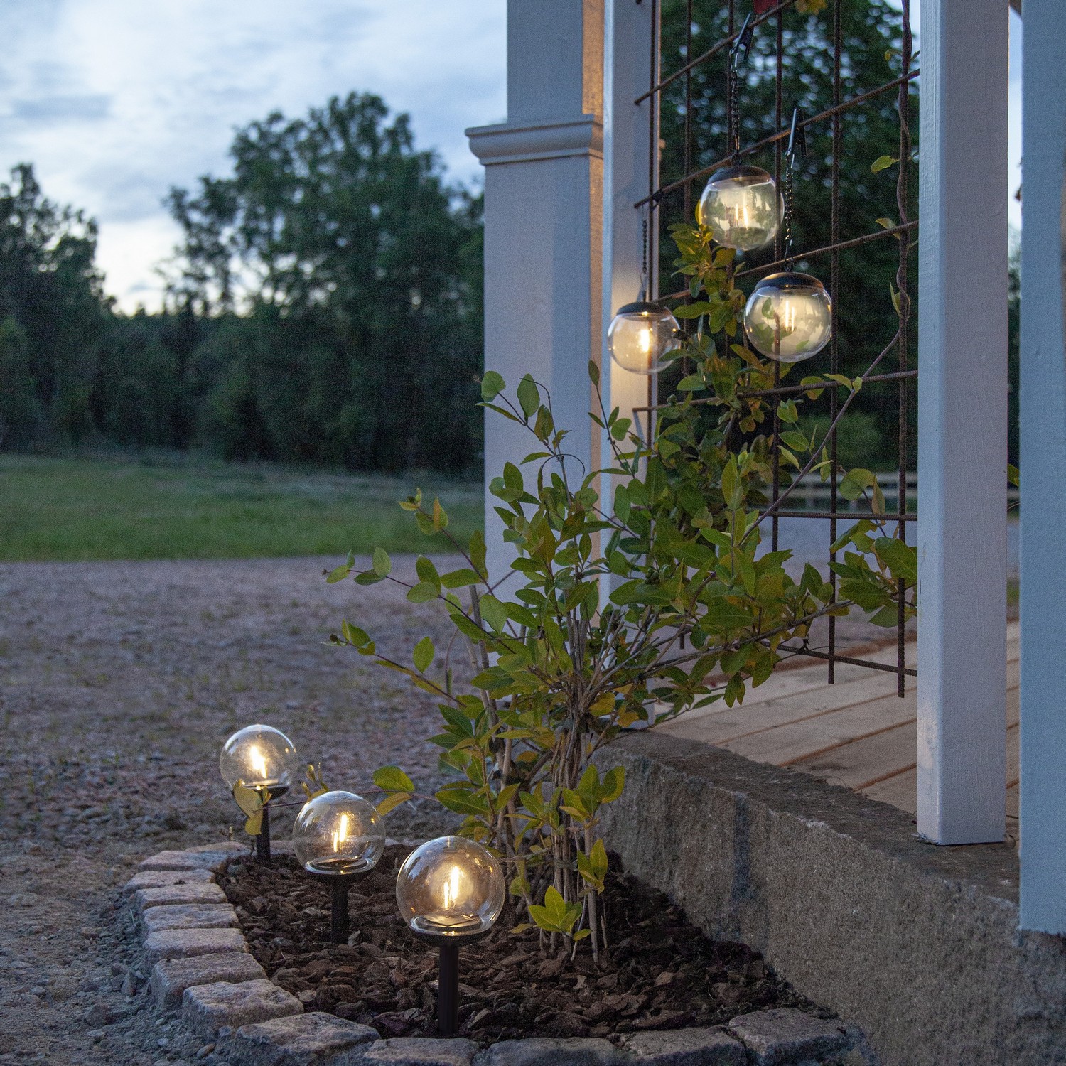 Solcellsdekoration Star Trading 3p Solc Dek GlobeHäng