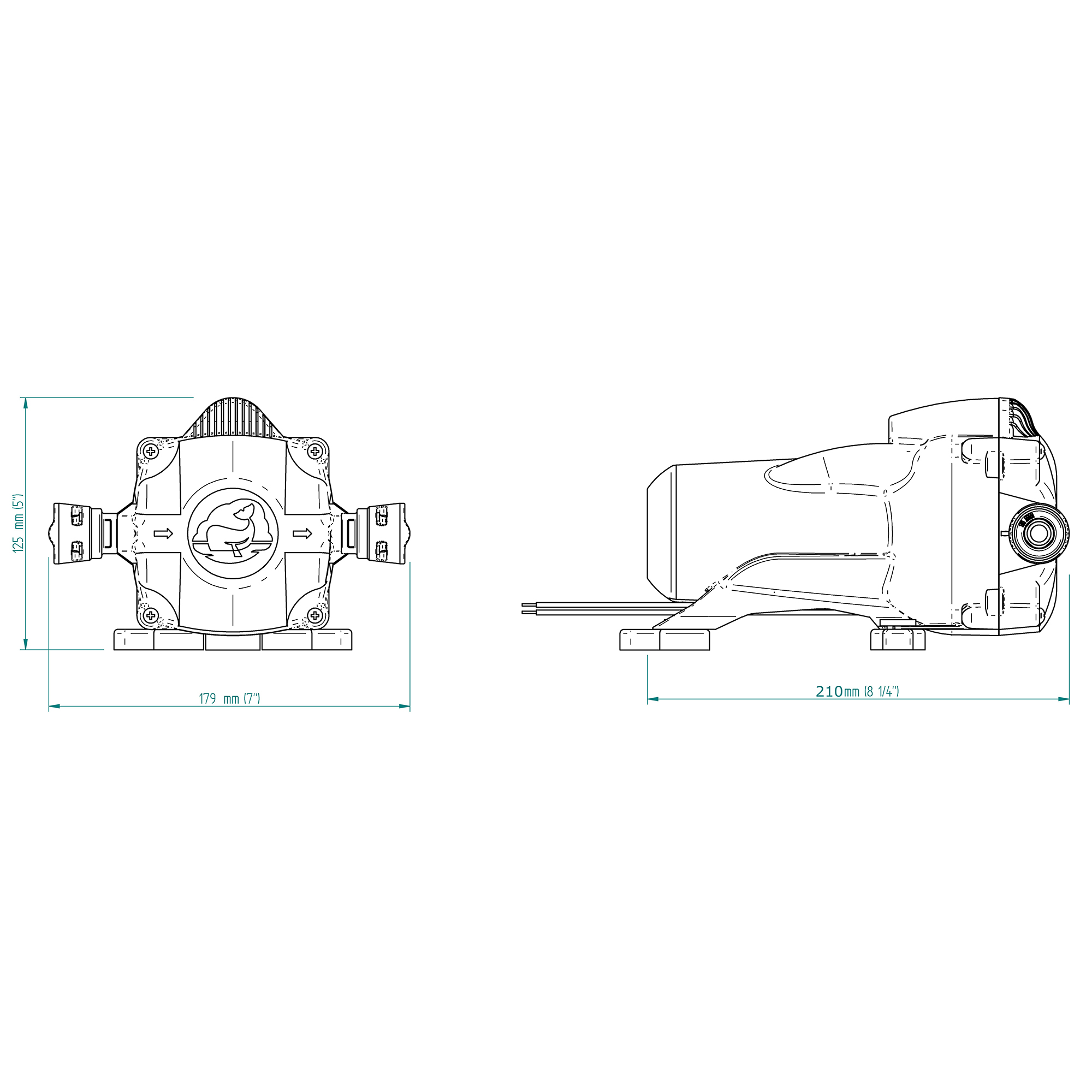 Färskvattenpump Whale Watermaster 12 V