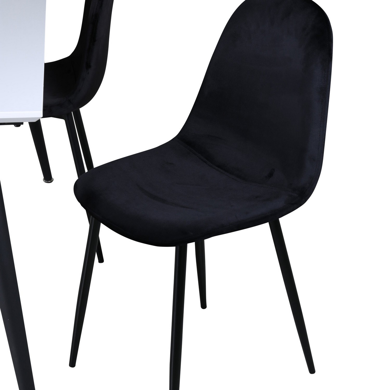 Matgrupp Venture Home Jolie med 4 Pobbie Stolar Metall