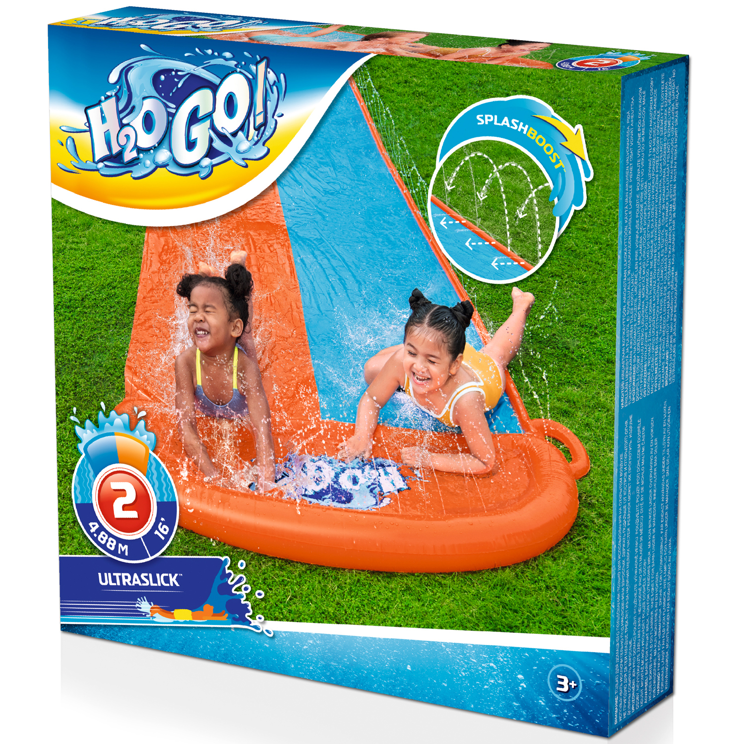 Vattenrutschbana Bestway H2OGO! 488 cm Double Slide