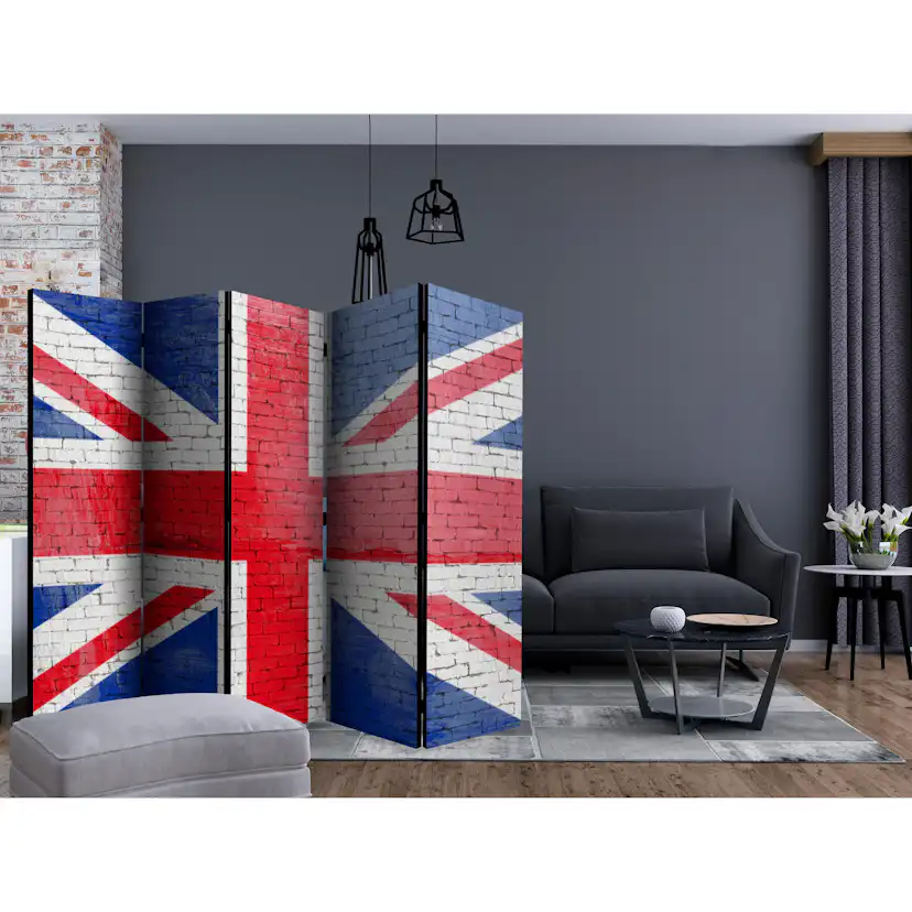 Rumsavdelare Arkiio British Flag II 225x172 cm