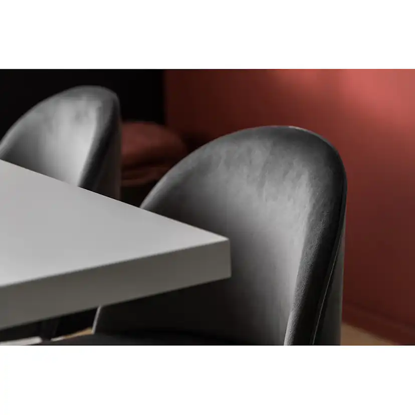 Matgrupp In Living Cesi 140 med 4 Felipe Stolar Sammet