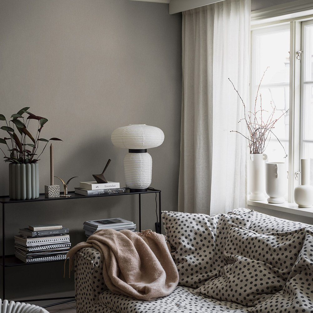 Tapet Boråstapeter Linen Muscot 4313 EasyUp, Enfärgad Beige