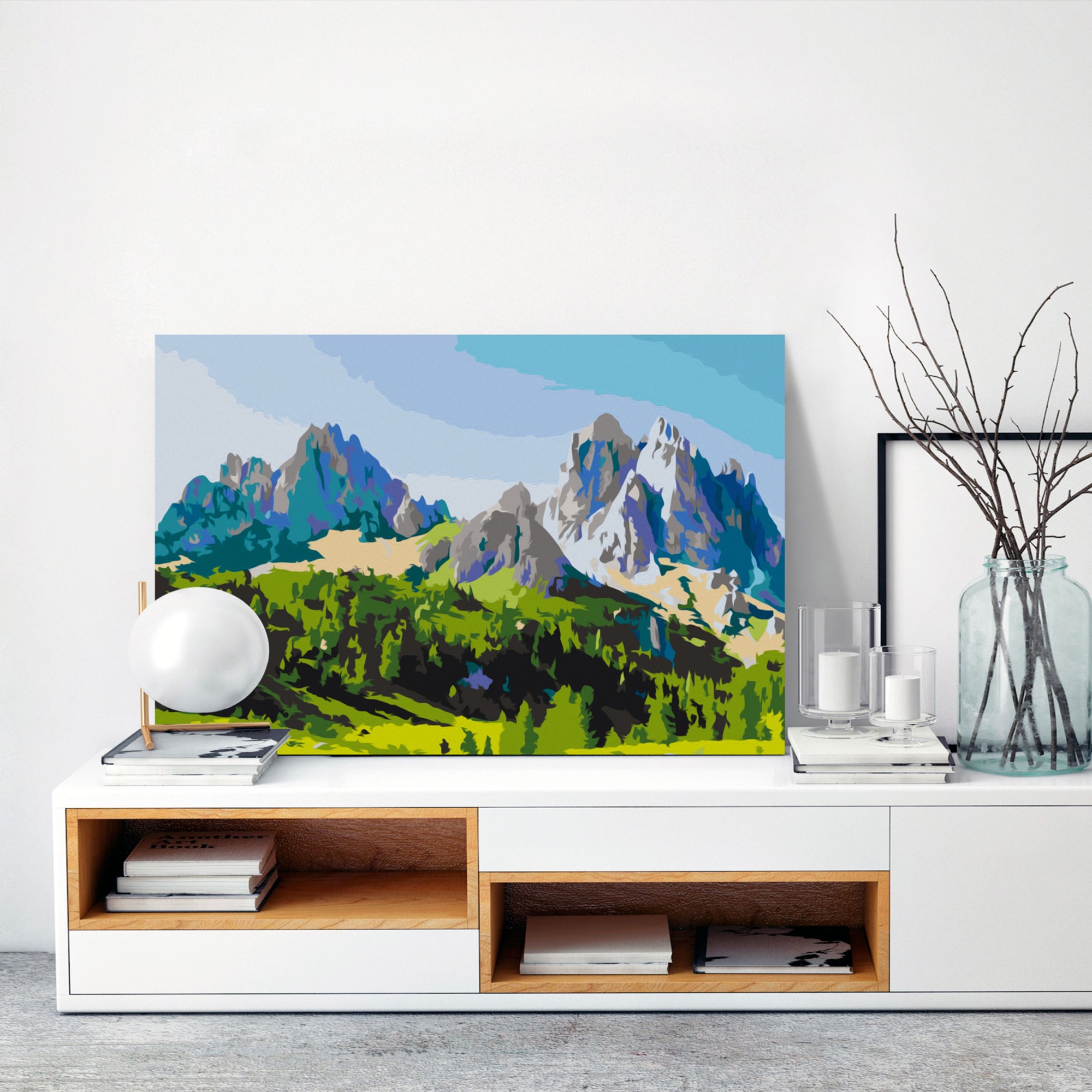 Gör-det-själv Målningar Arkiio Dolomite Peaks