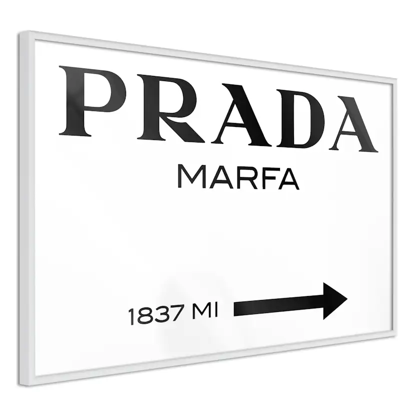Poster Artgeist Affisch Prada Marfa