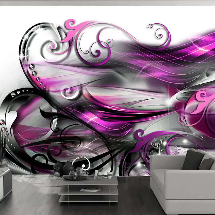 Fototapet Arkiio Självhäftande Purple Expression
