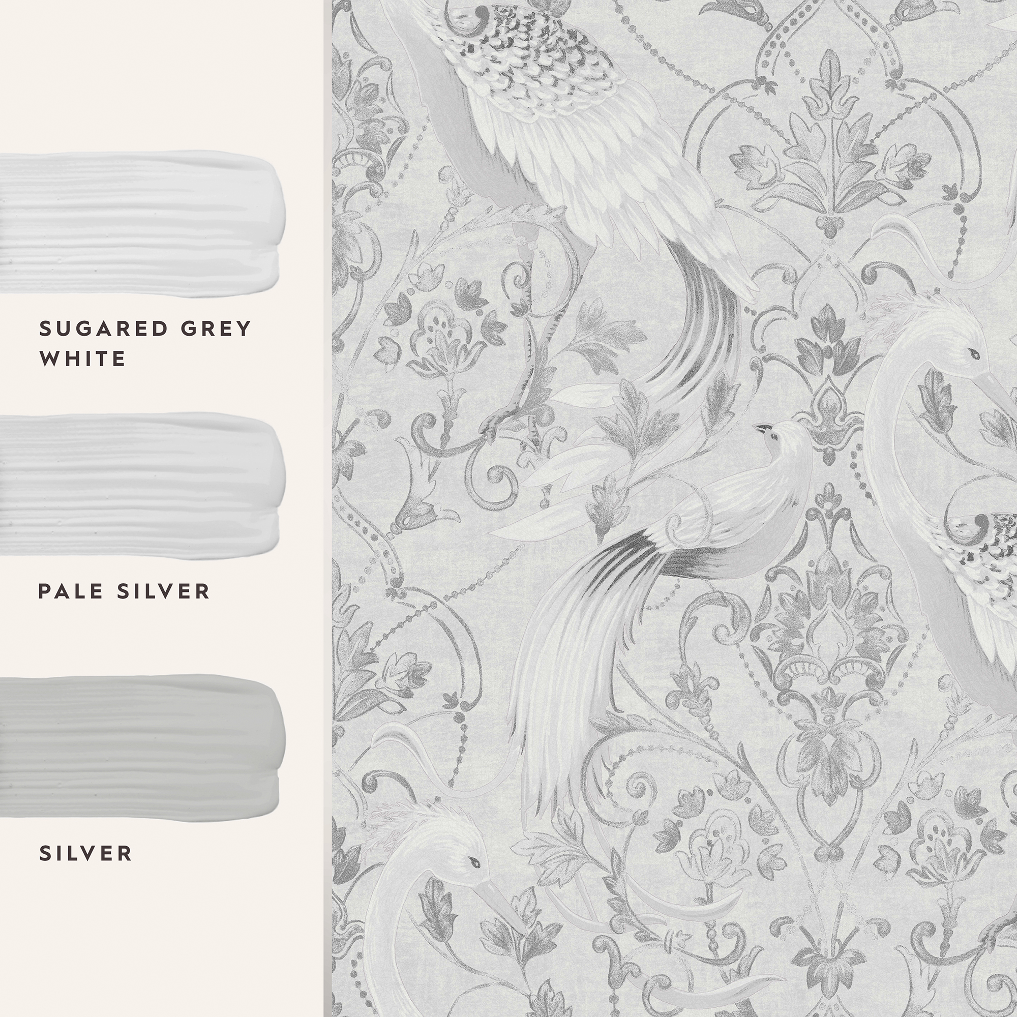 Tapet Laura Ashley Tregaron Silver 119868