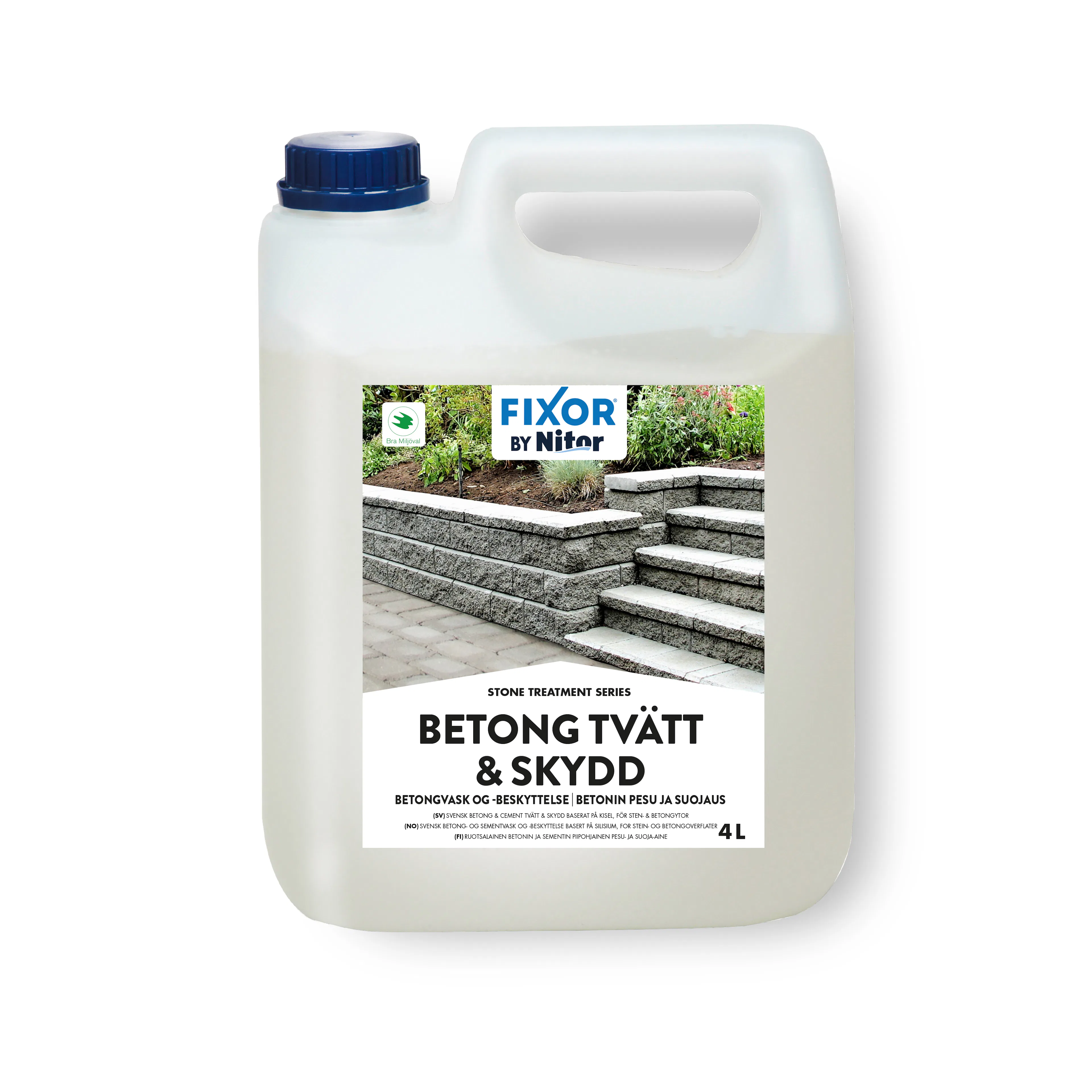 Betongtvätt & Skydd Nitor 4l