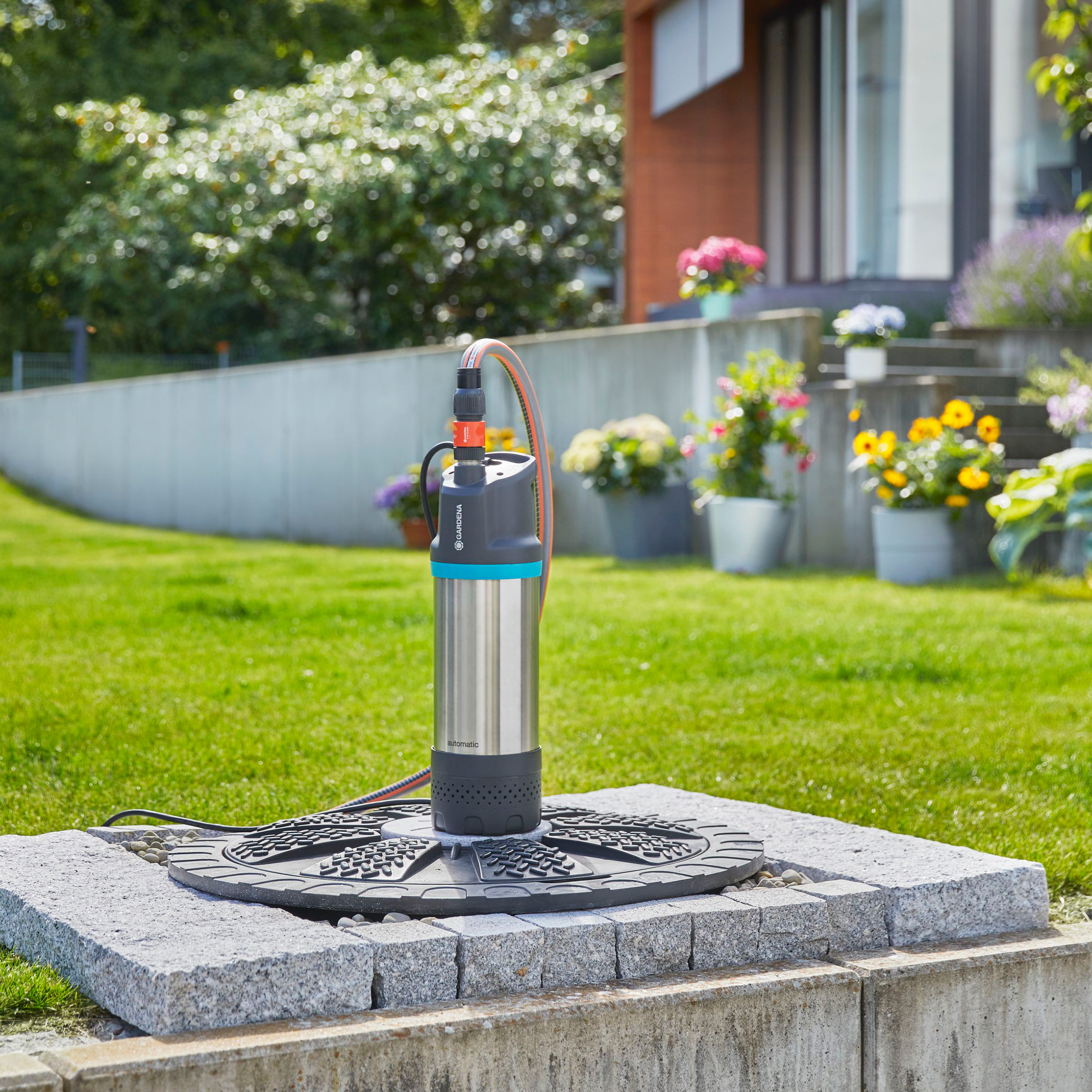 Dränkbar Tryckpump Gardena 6100/5 Inox Auto