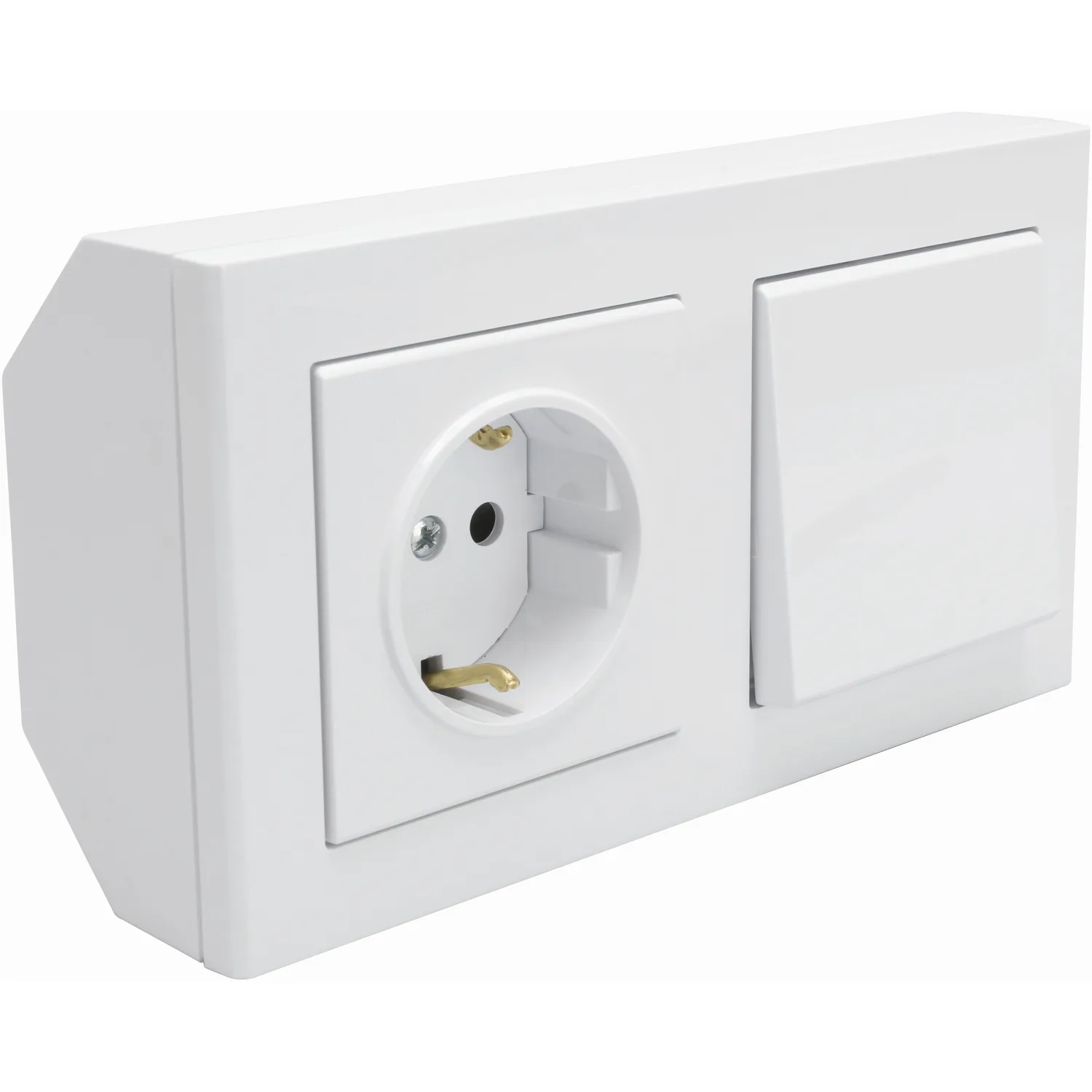 Hörnbox Malmbergs Optima 1P/Tr+Uttag