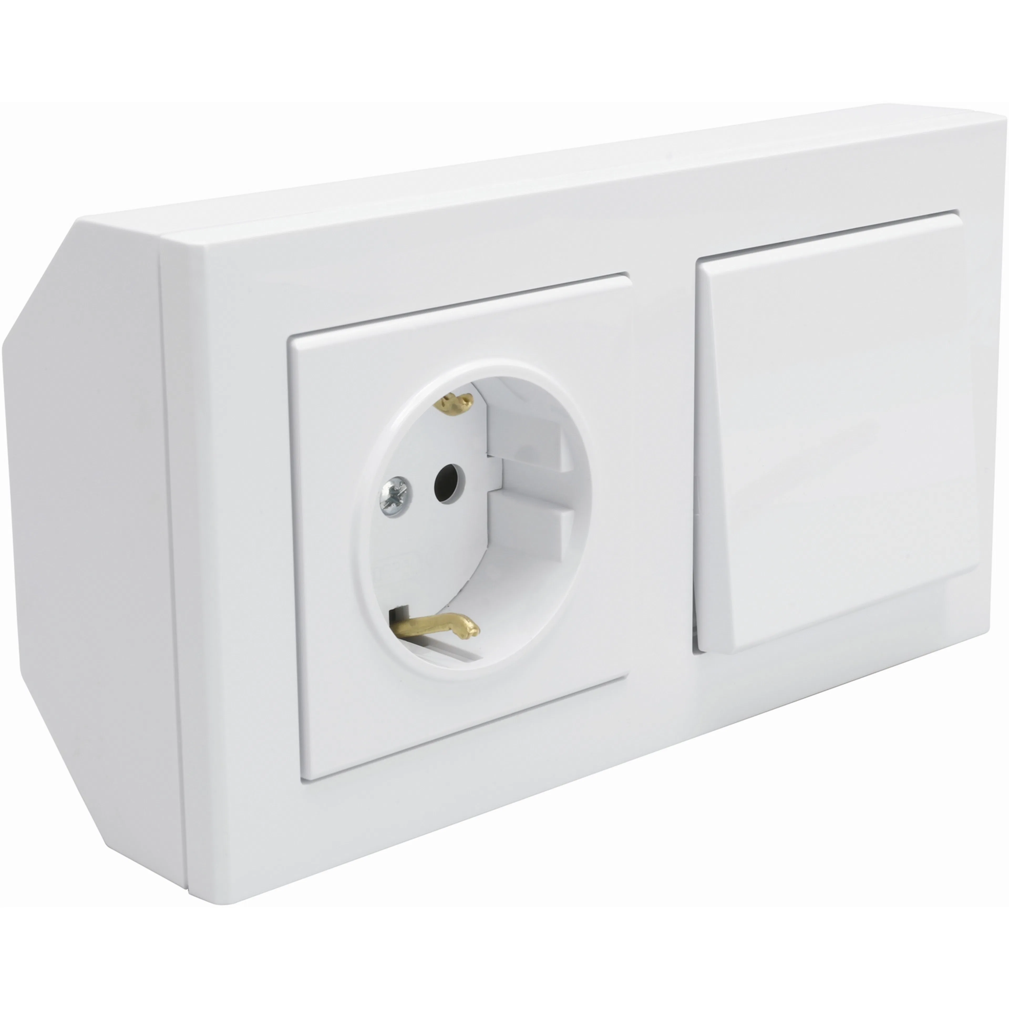 Hörnbox Malmbergs Optima 1P/Tr+Uttag