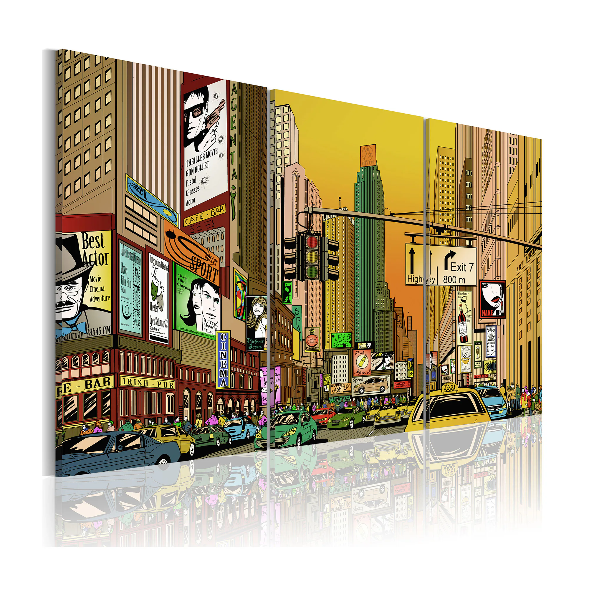 Tavla Arkiio Cartoon NYC