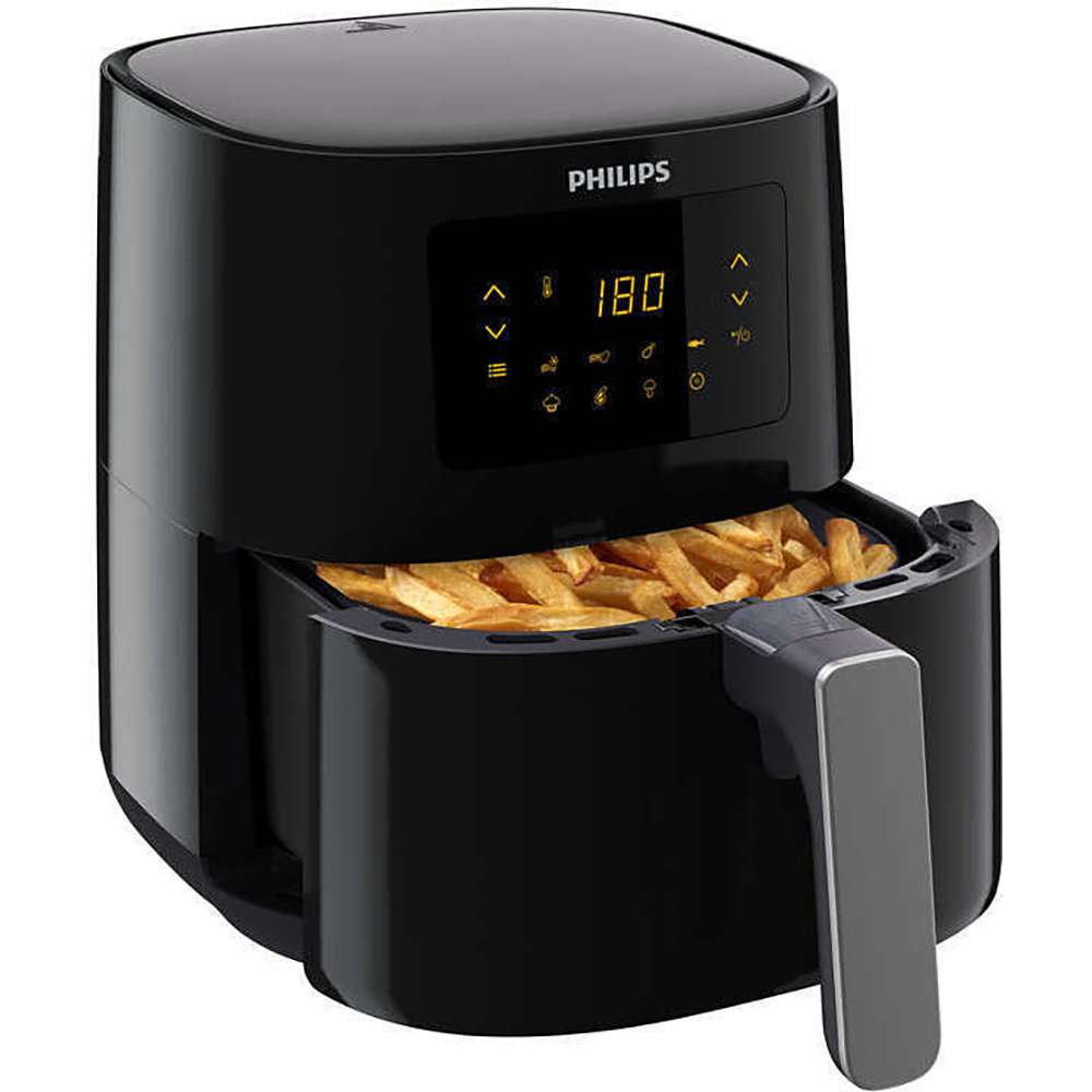 Airfryer Philips HD9252/70 Svart 4,1L med Rapid Air-teknik & Pekskärm