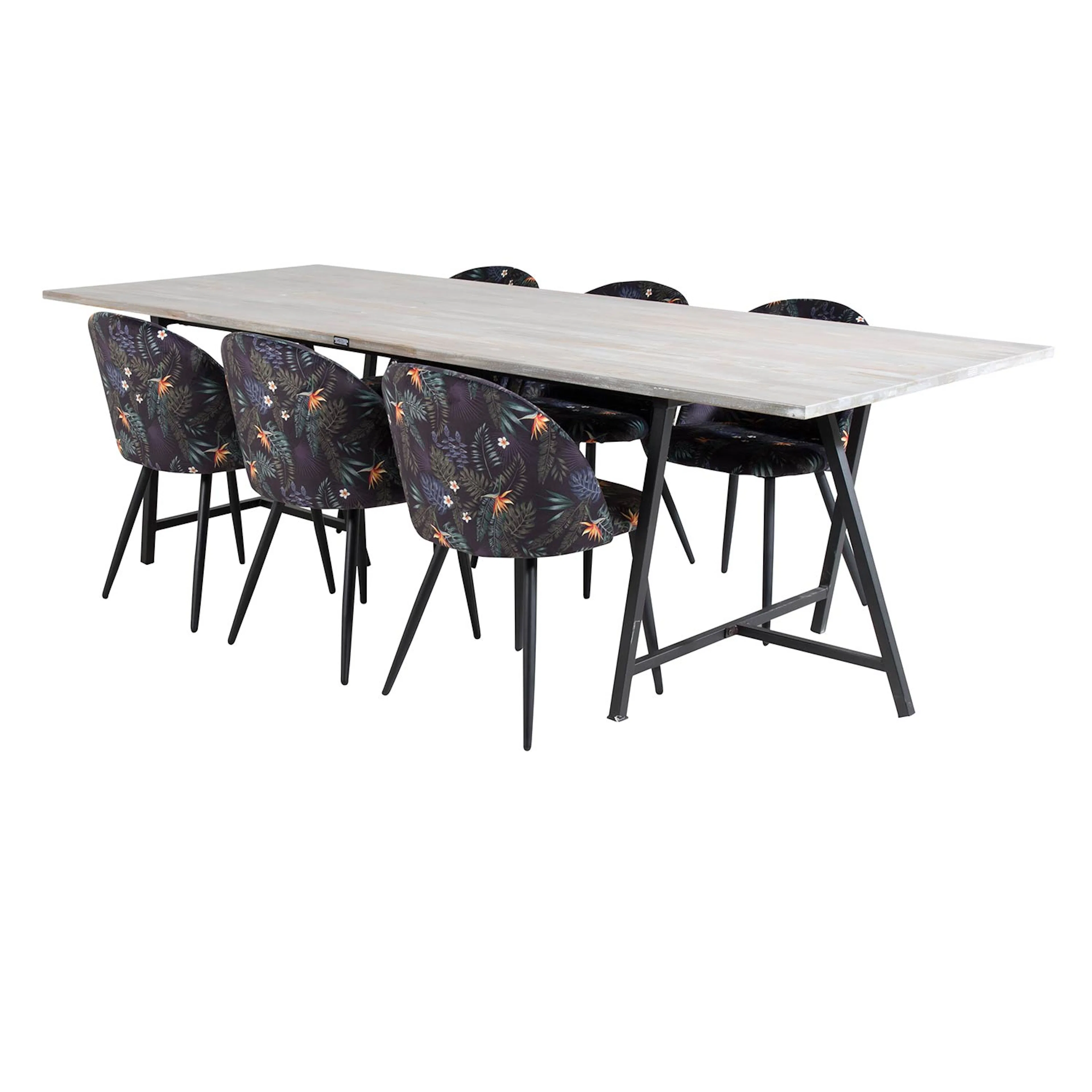 Matgrupp Venture Home Jenni med 6 Valentina Stolar