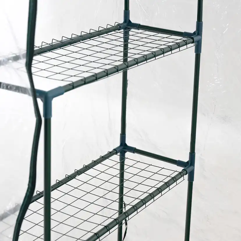 Växthus Metalcraft 1,04 kvm Transparent Rektangulärt