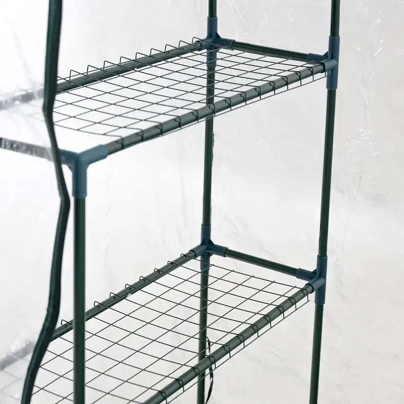 Växthus Metalcraft 1,04 kvm Transparent Rektangulärt