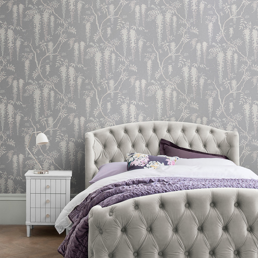 Tapet NEXT Wisteria Trails Grey