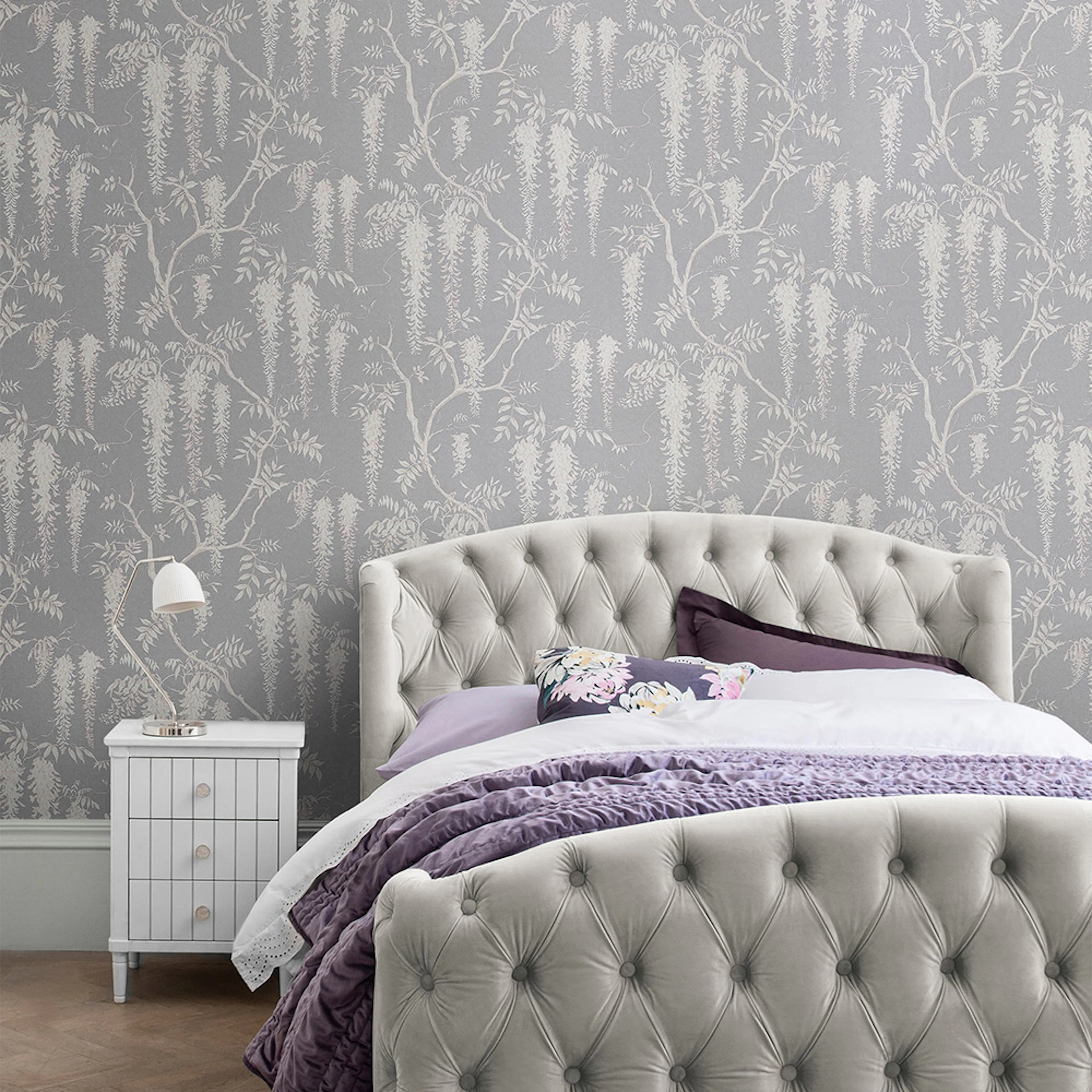 Tapet NEXT Wisteria Trails Grey