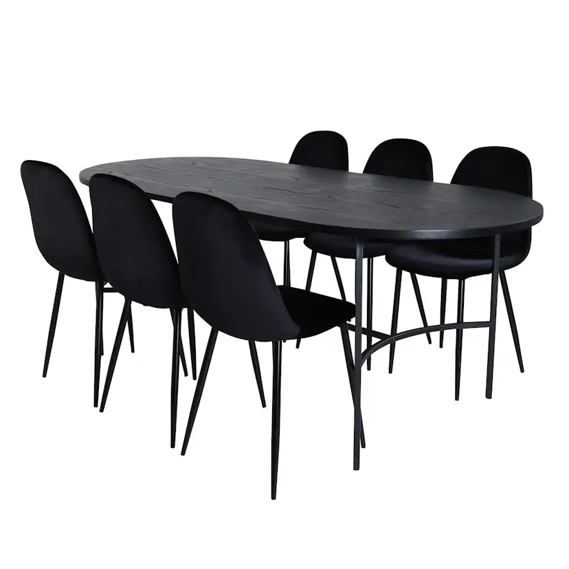 Matgrupp Venture Home San Francisco med 6 Pobbie Stolar