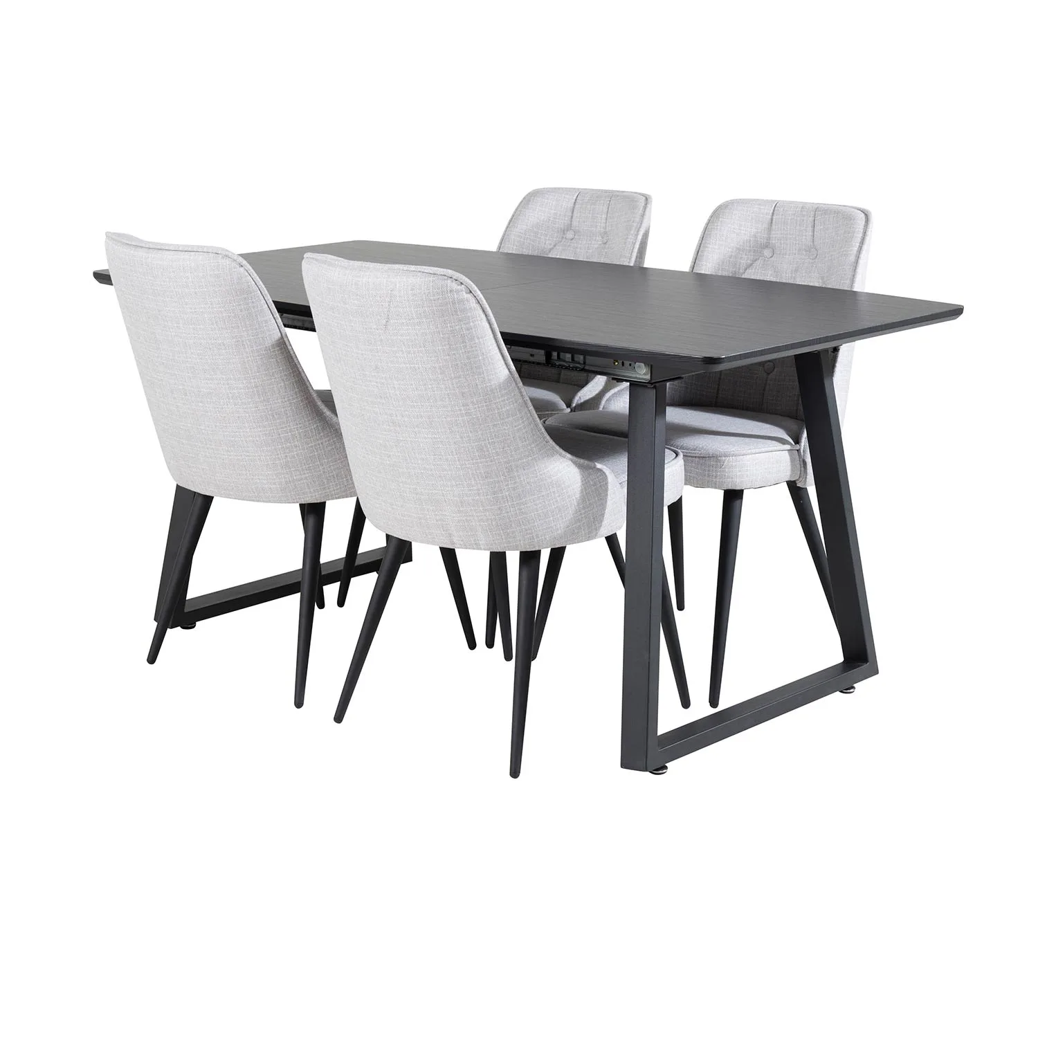 Matgrupp Venture Home Ina med 4 Vera Stolar Polyestertyg