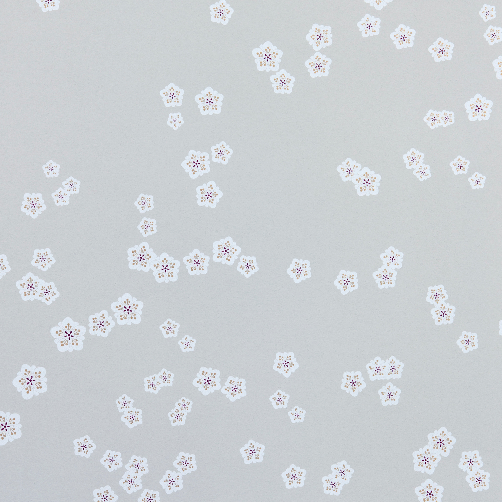 Tapet Mimou Falling Flowers Grey