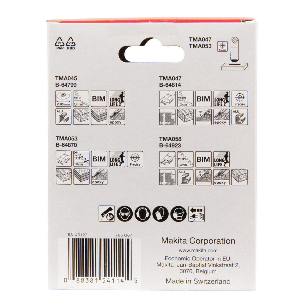 Sågbladssats Makita B-67480 Starlock Longlife