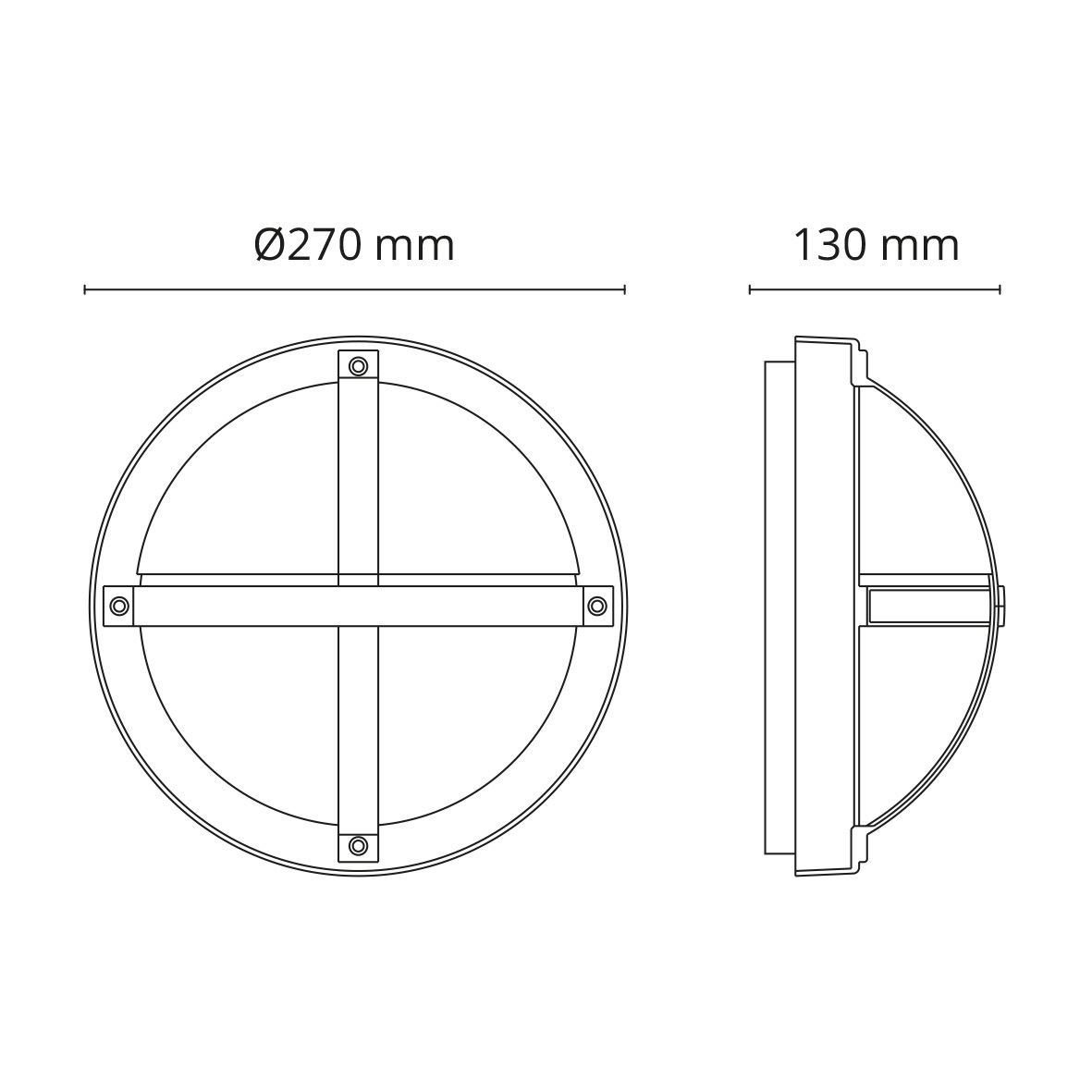 Väggarmatur SG ARMATUREN Tanto 46W IP65 LED