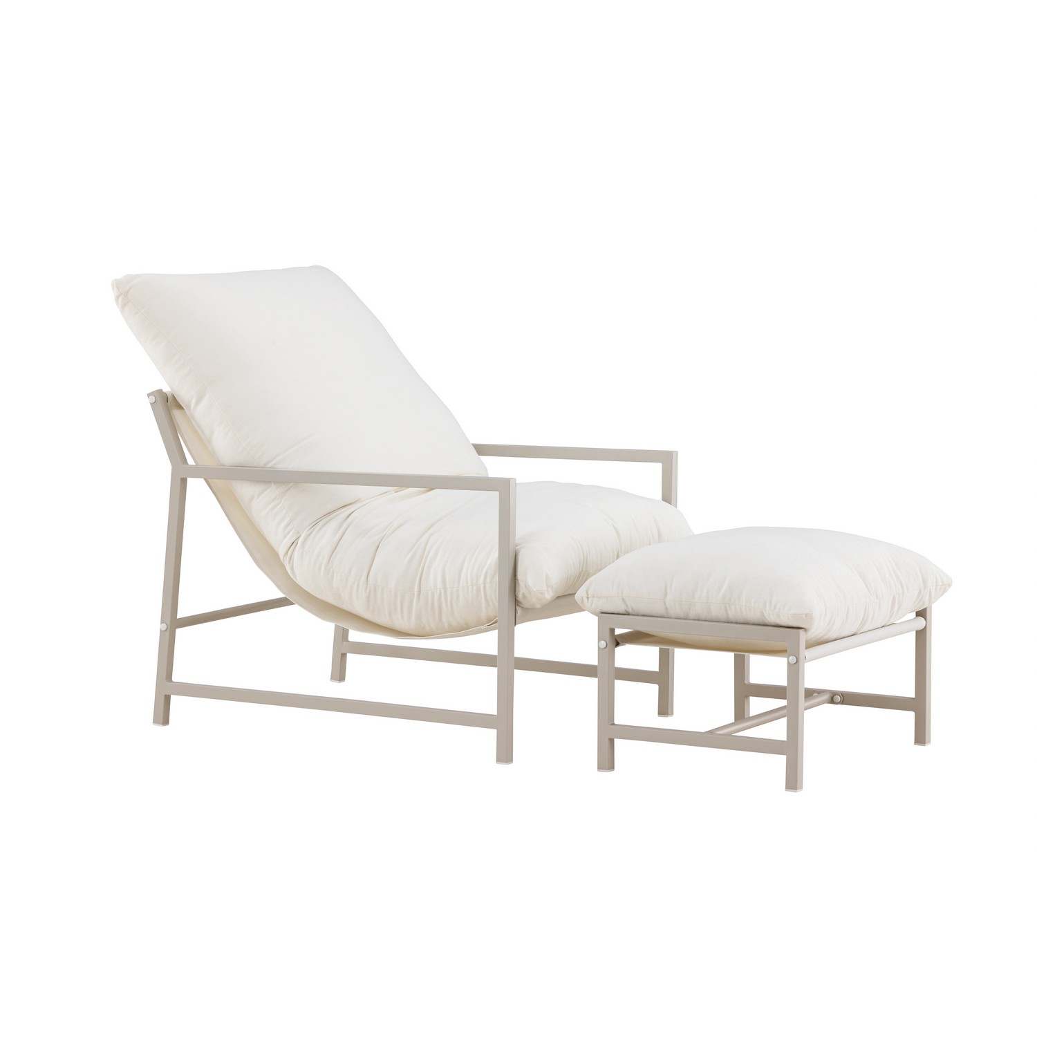 Corso Lounge Chair - Beige / Beige Beige