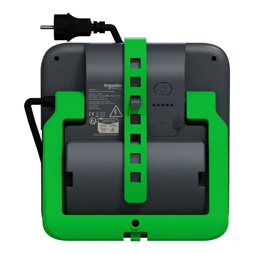 Arbetslampa Schneider Electric Thorsman LED Uppladdningsbar 35W 4000lm 4000K IP54 med USB A+C
