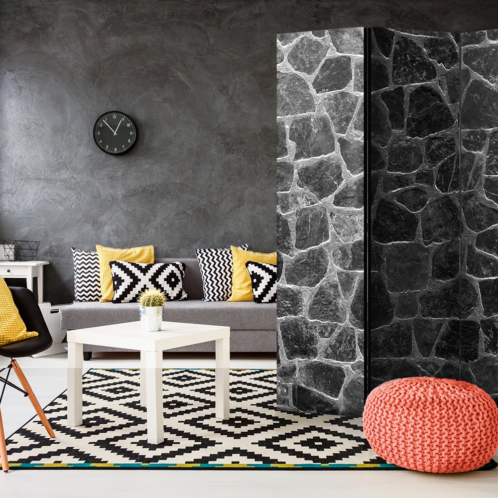 Rumsavdelare Arkiio Black Stones 135x172 cm