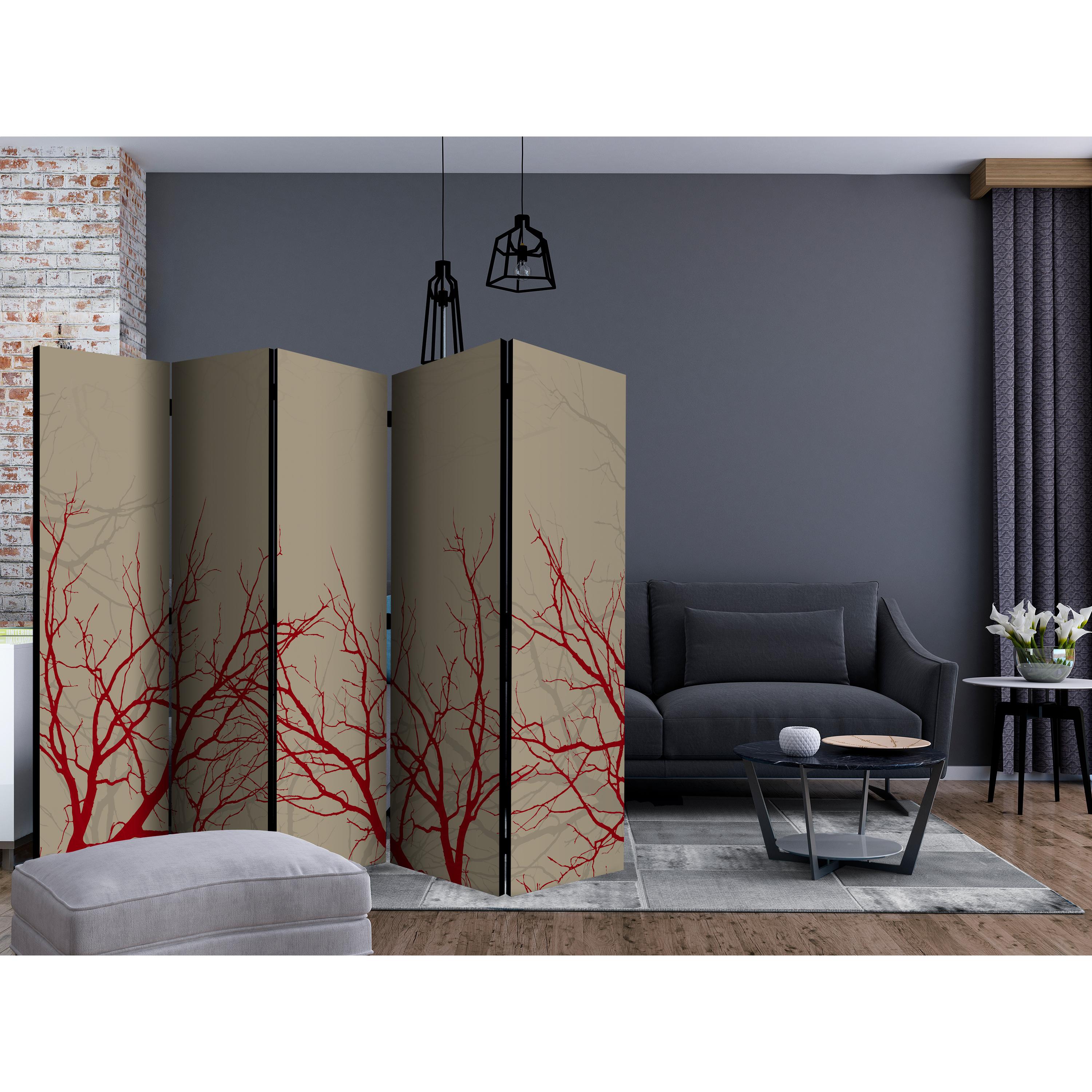 Rumsavdelare Arkiio Red-hot Branches II 225x172 cm