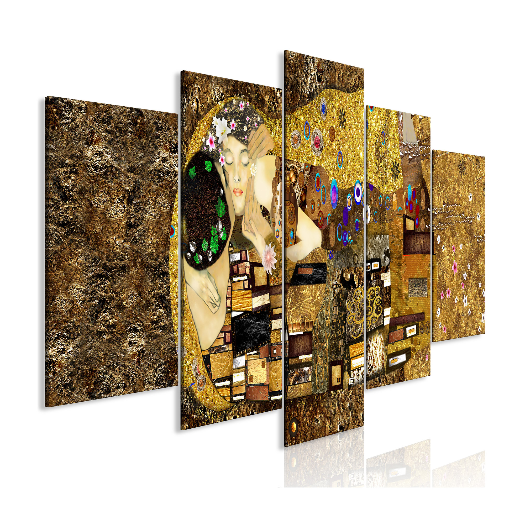 Tavla Arkiio Cheek Kiss Wide 5 delar 225x100