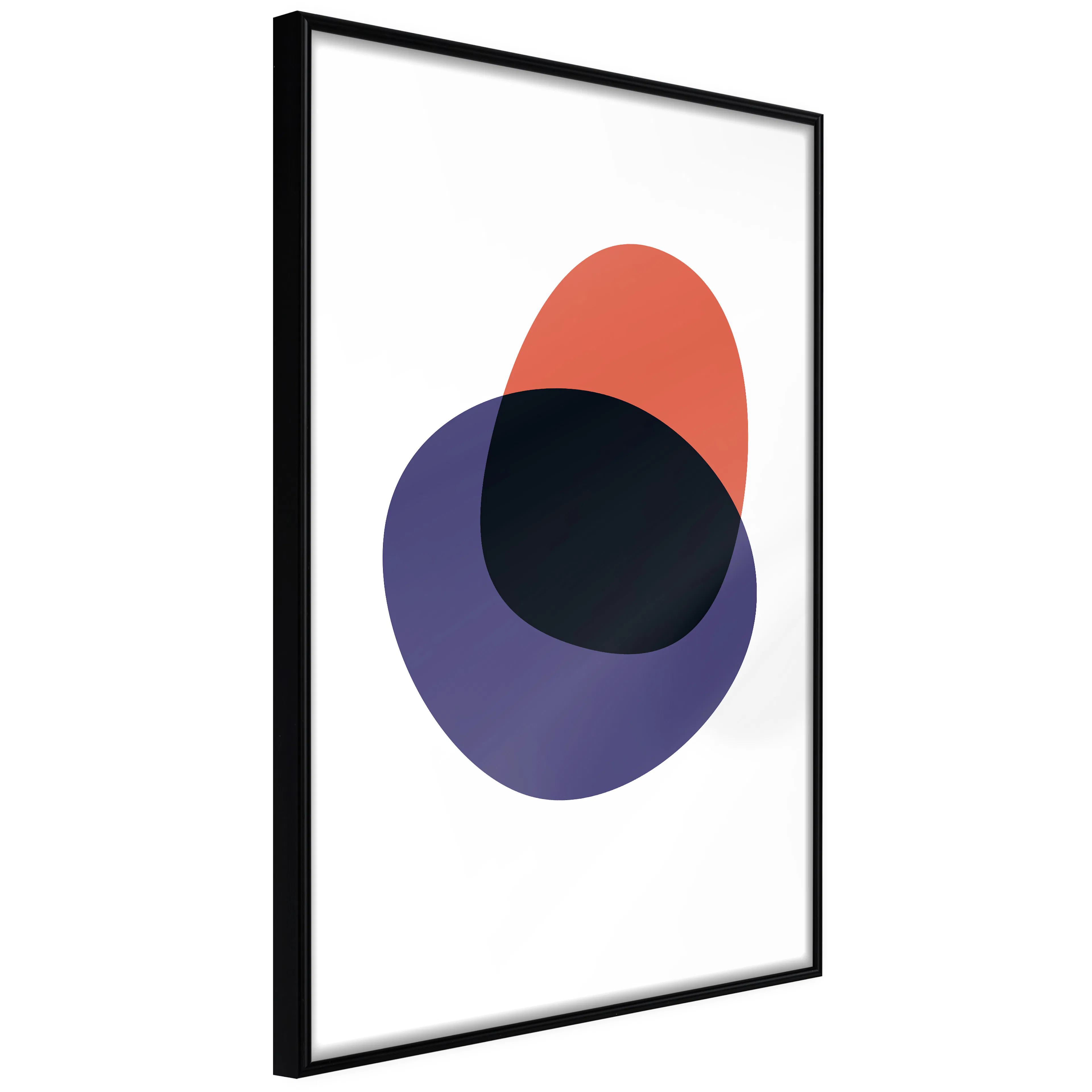 Affisch - Colour Contrast [Poster] 40x60 Svart ram, 40x60 cm
