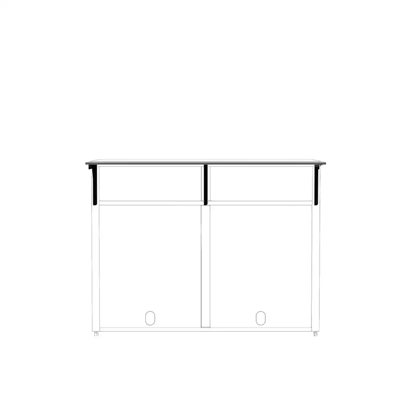 Bardisk Skotte Kitchen 1208 Large Till Utekök