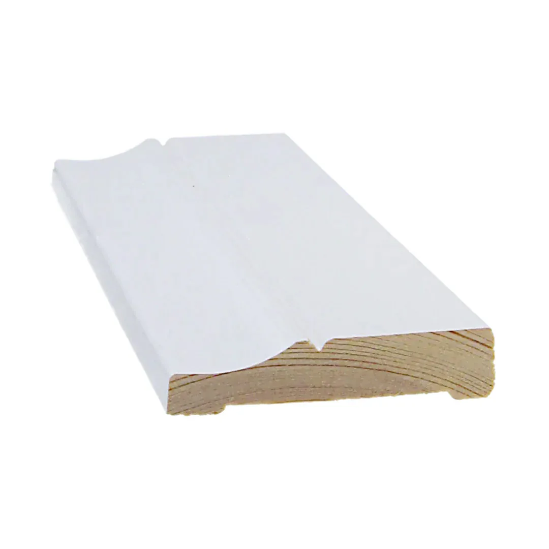 List Dekoration - Täcklist - Vit 15x70x2200 mm