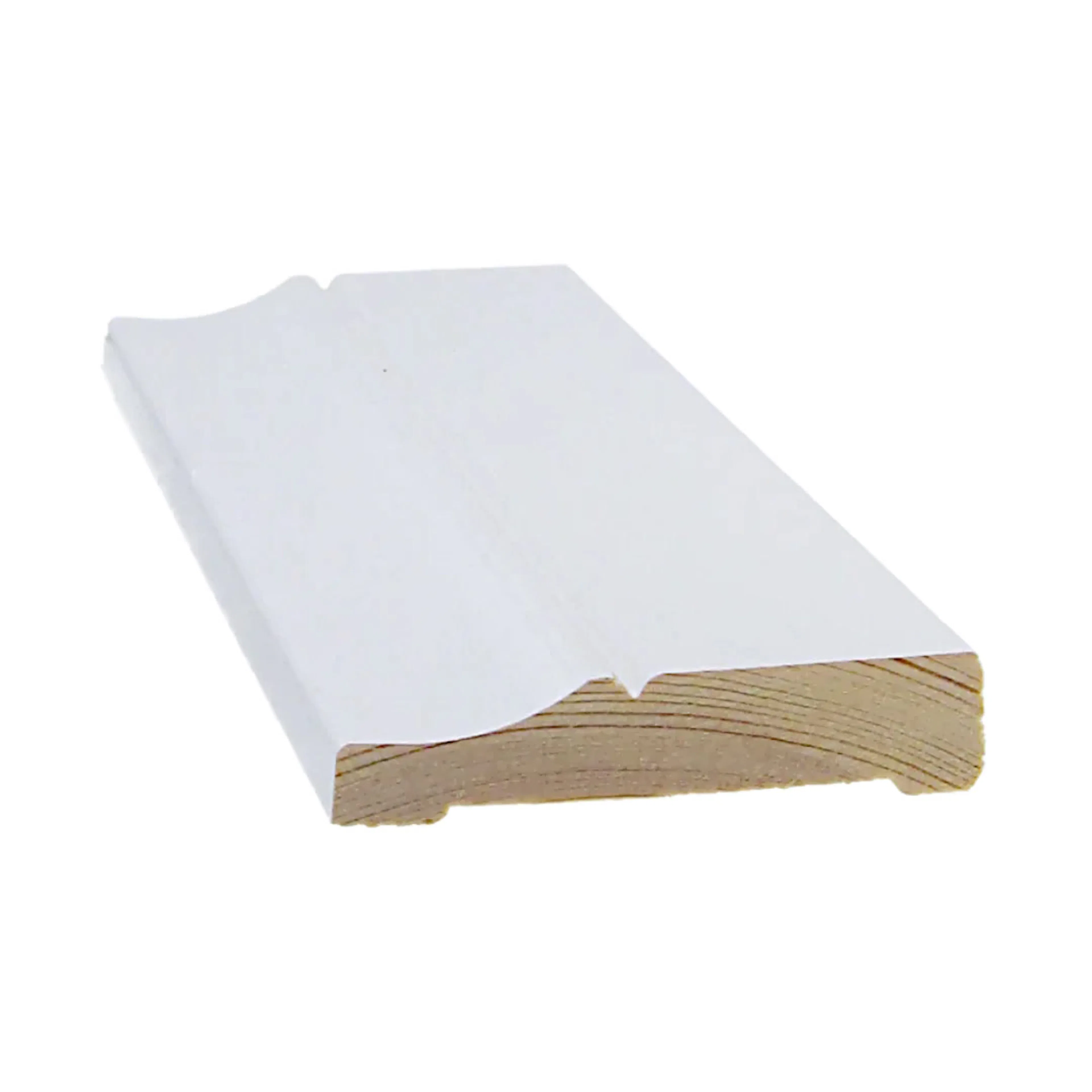 List Dekoration - Täcklist - Vit 15x70x2200 mm