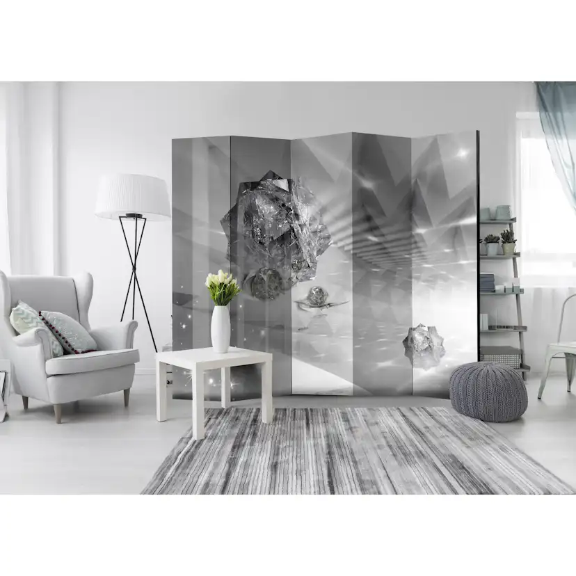 Rumsavdelare Arkiio Abstract Greyness II 225x172 cm