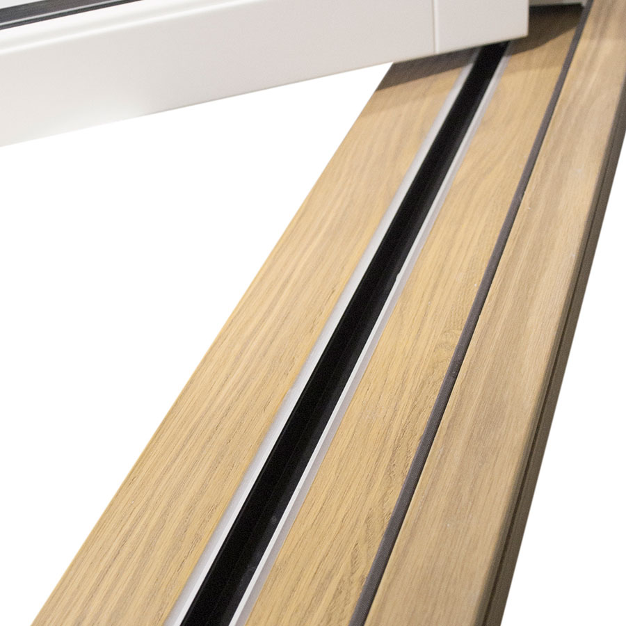 Vikdörr Vilenta Åre Trä/Aluminium 4-Delat