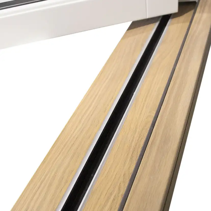 Vikdörr Vilenta Åre Trä/Aluminium 4-Delat