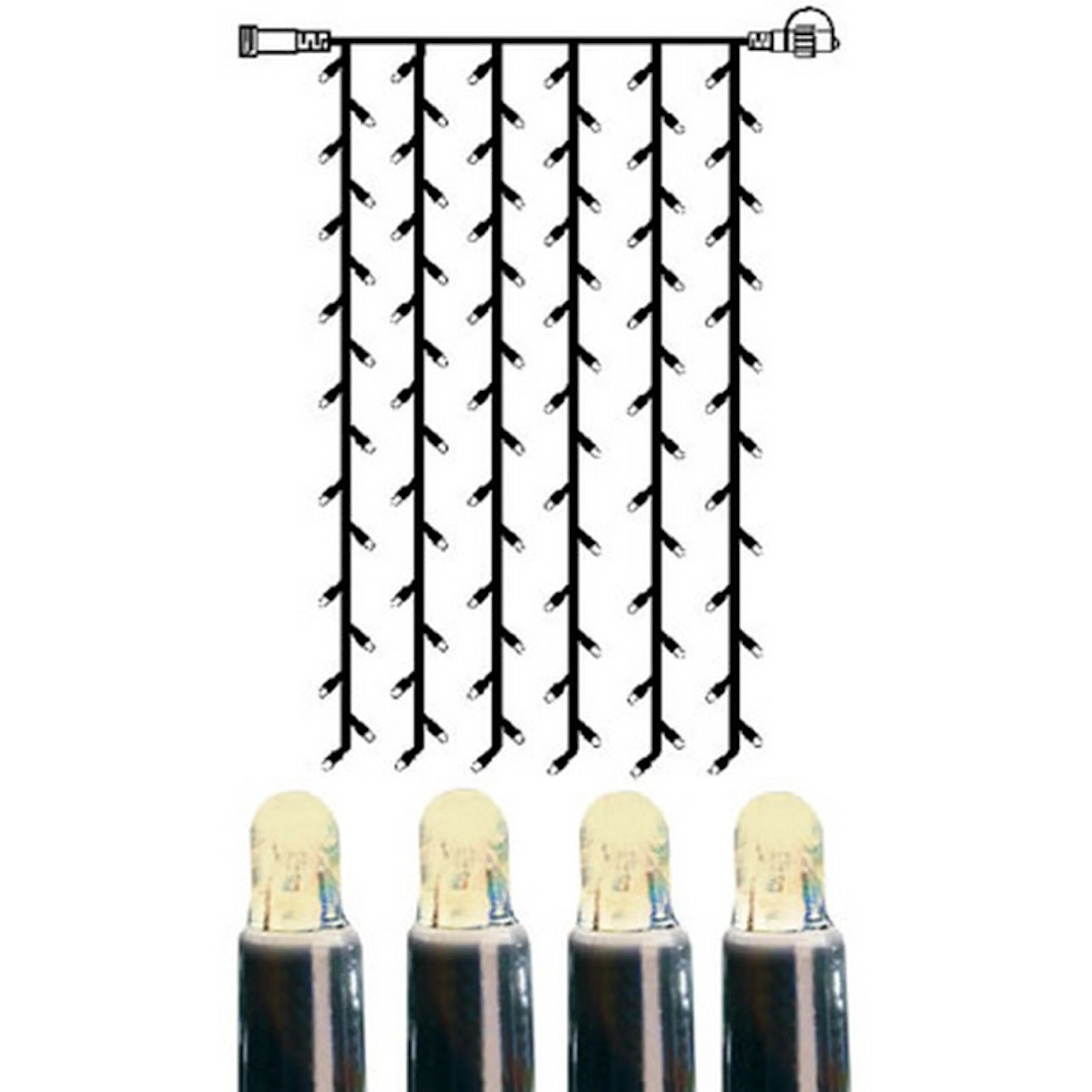 Ljusgardin Extra System LED 102L