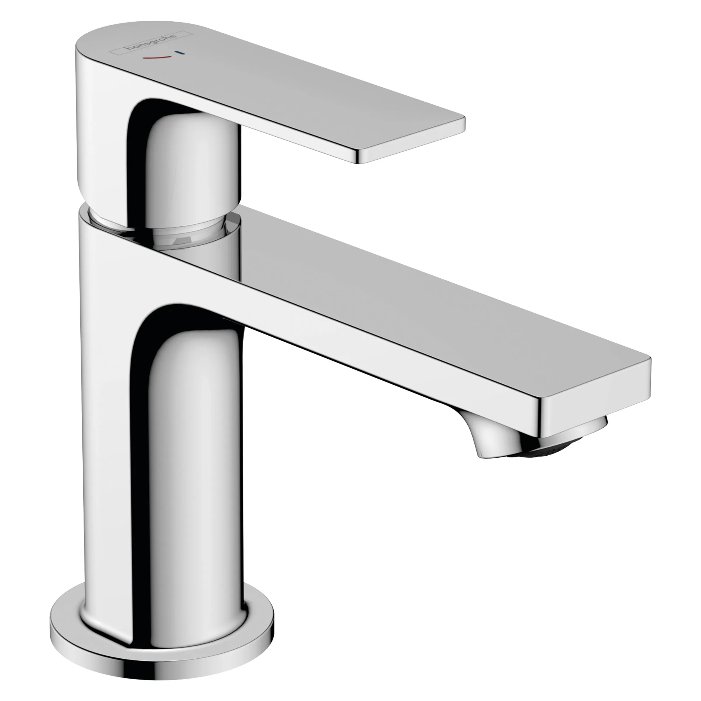 Tvättställsblandare Hansgrohe Rebris E 1-grepps 80 CoolStart utan Bottenventil