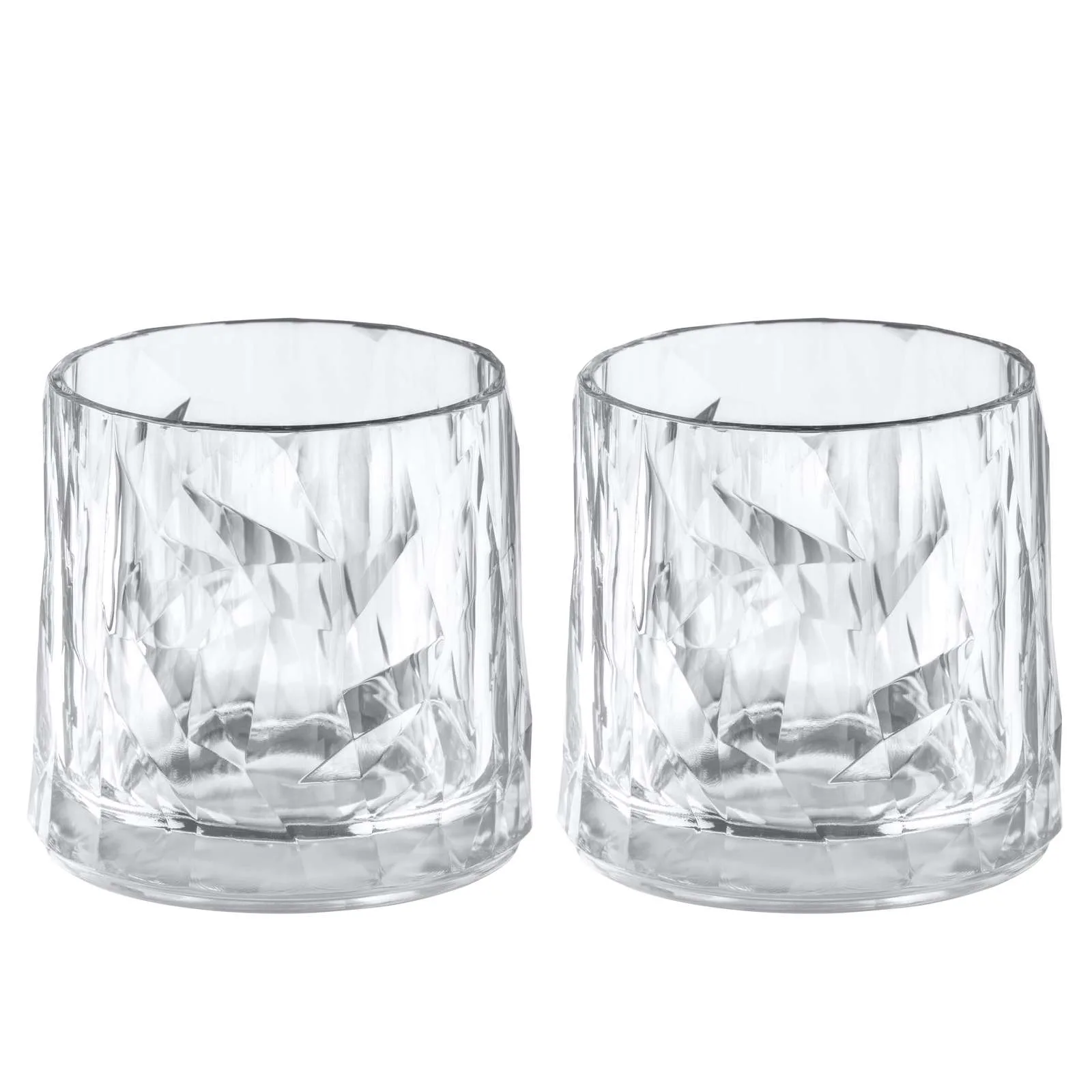 Tumblerglas Koziol Club No. 2 250 ml Crystal Clear 2-pack