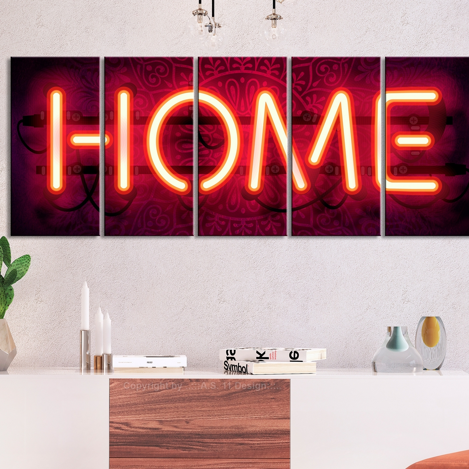 Tavla Arkiio Home Neon