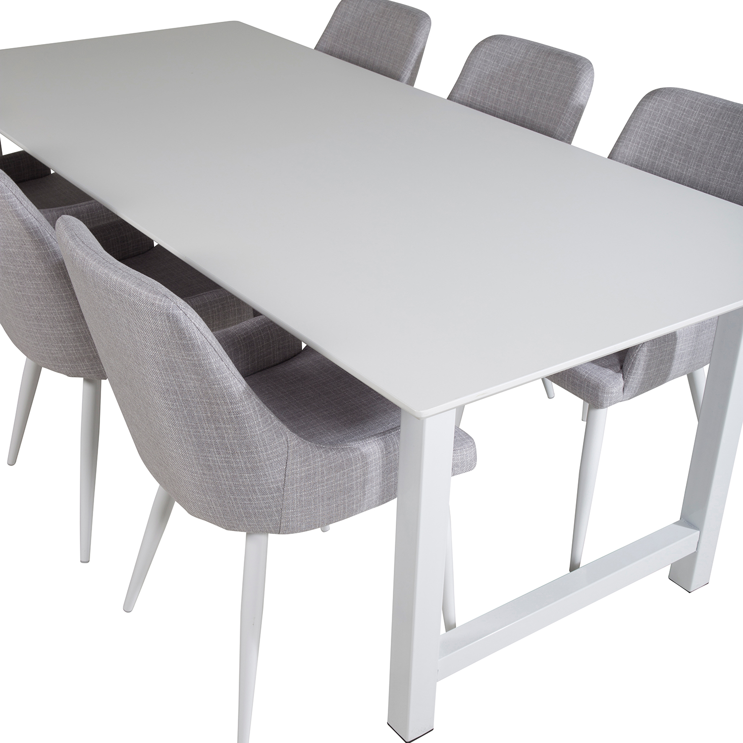 Matgrupp Venture Home Clara med 6 Plake Fåtöljer Polyestertyg